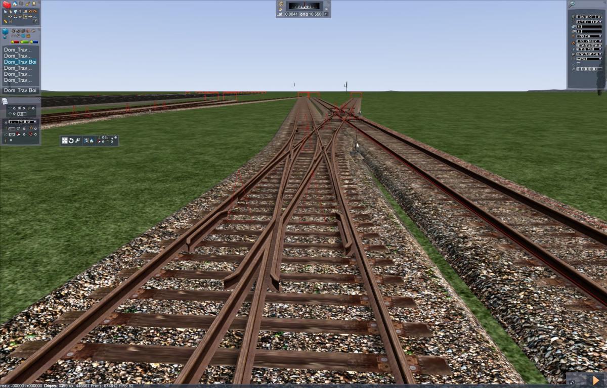 Rail traversée-jonction double H0 Mèrklin 2275 - Voie à conducteur
