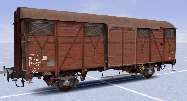 Wagon couvert G40.2 standard Sncf, Ep IV - AZAR MODELS W02ST - Z 1/220